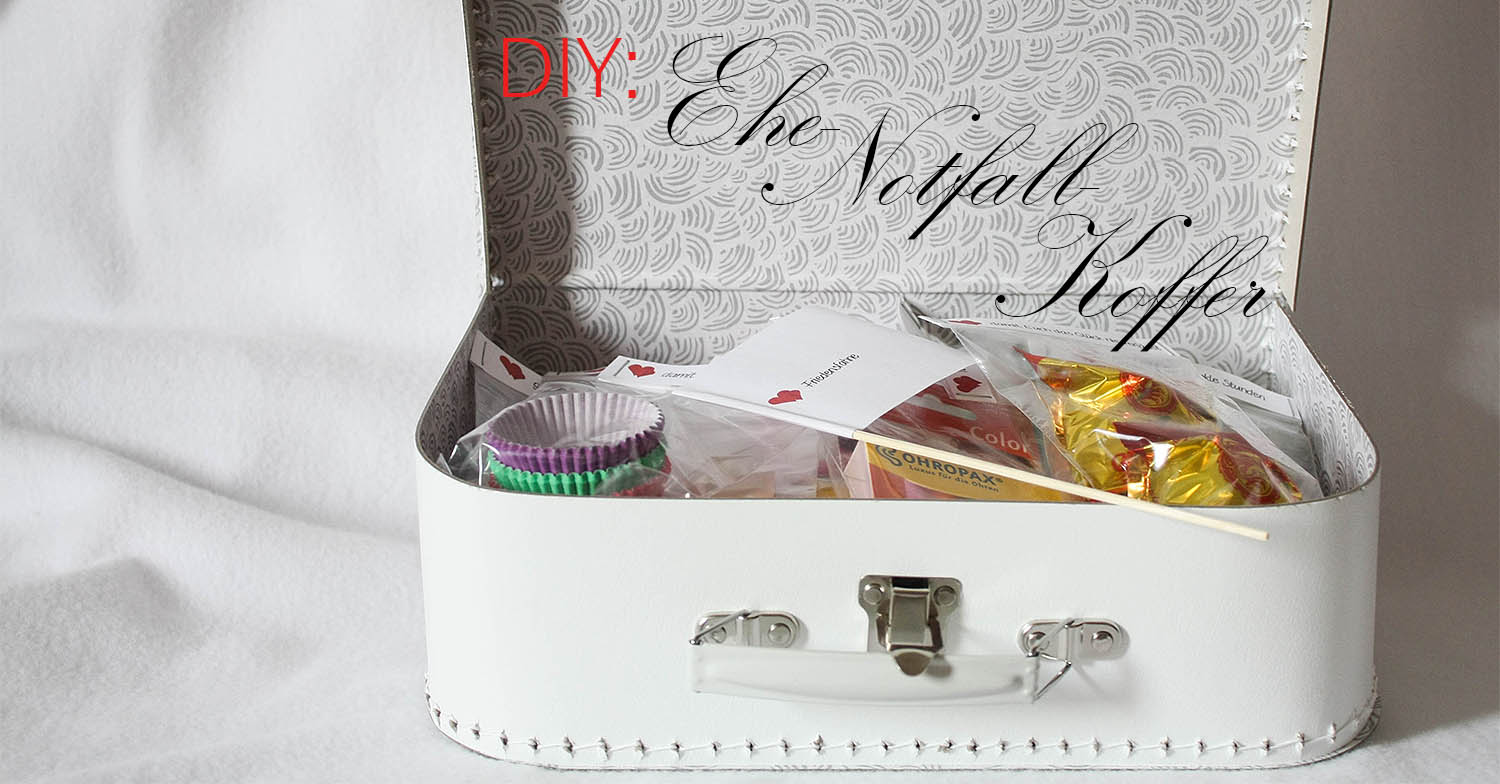 Diy Geschenk Zur Hochzeit Ehe Notfall Koffer Schnell And Einfach 5371