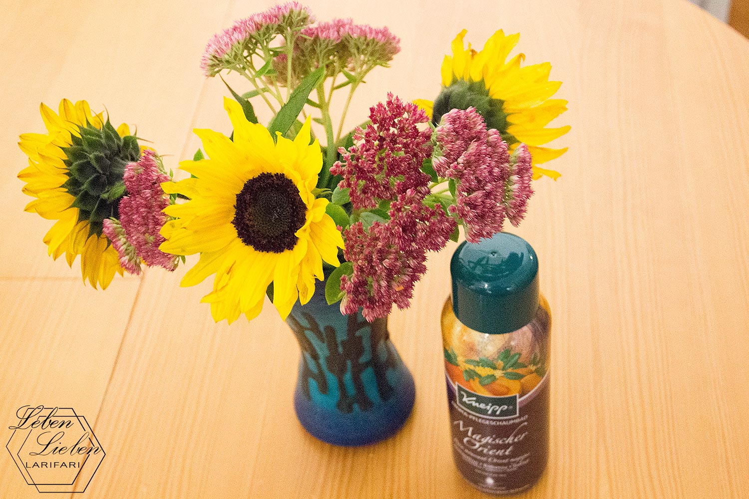 #WIB – ein Dankeschön: Blumen und Badezusatz #WIB - ein Dankeschön: Blumen und Badezusatz