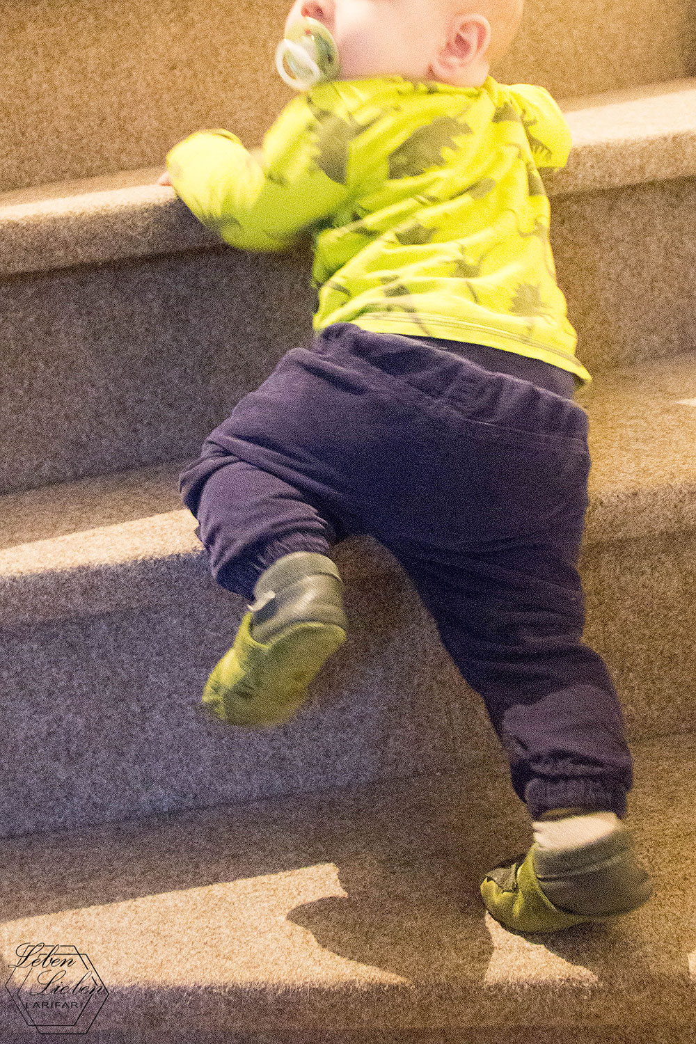 Wochenende in Bildern – Das Baby steigt Treppen!