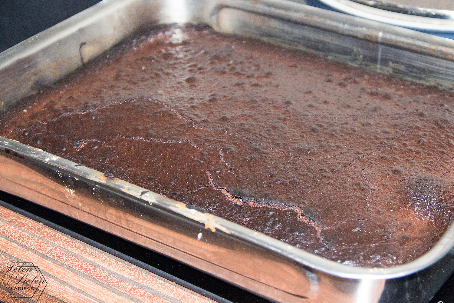Wochenende in Bildern – verbrannter Brownie-Kuchen
