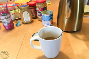 Kaffee vor der langen Fahrt