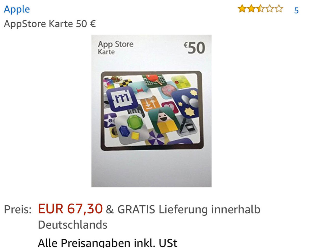 überteuerter Gutschein überteuerter Gutschein