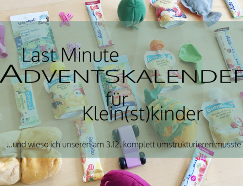 Last Minute Adventskalender für Klein(st)kinder