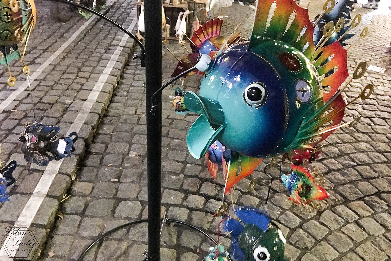 Fisch auf dem Weihnachtsmarkt