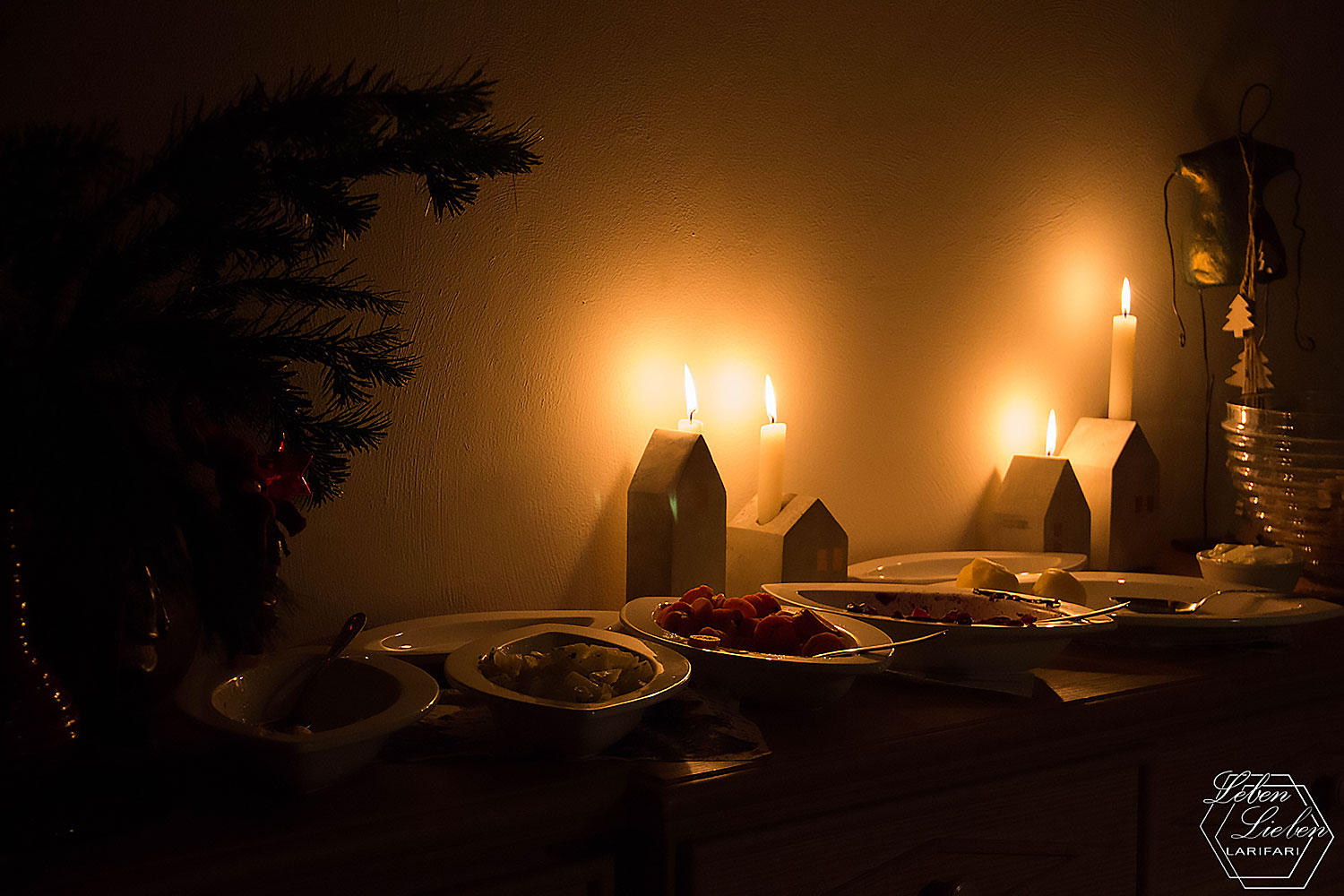 Buffet an Weihnachten