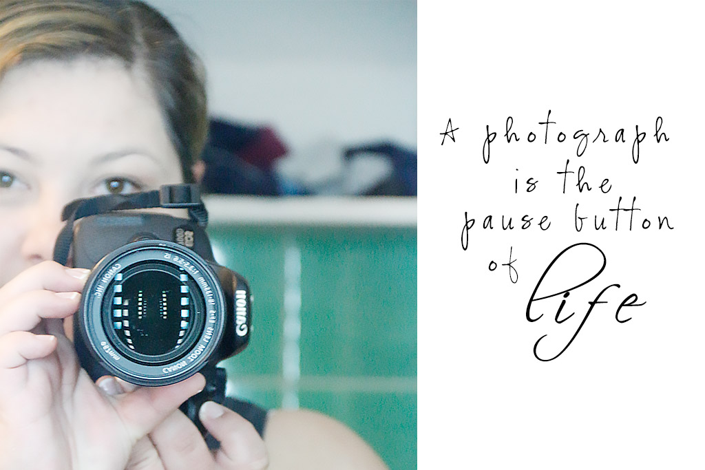 Selfie – A photograph is the pause button of life Selfie - A photograph is the pause button of life