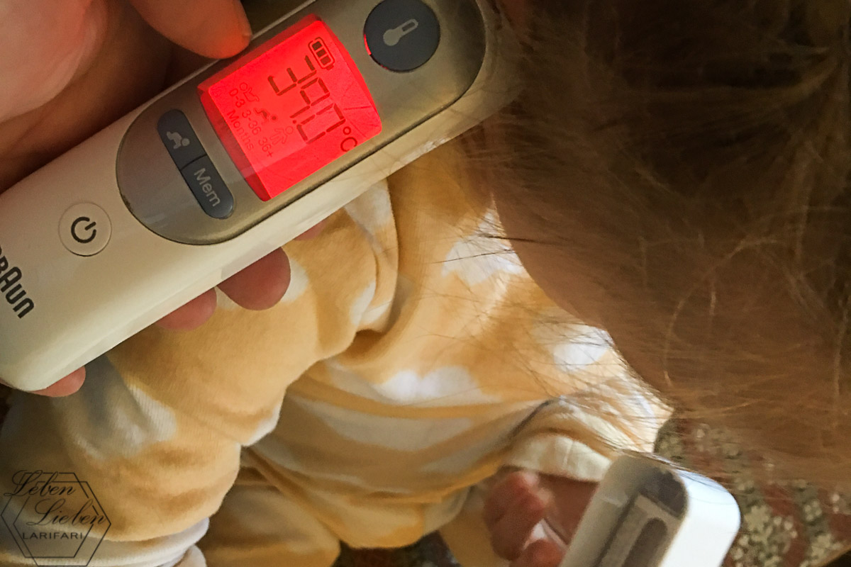 Lotte hat erhöhte Temperatur als Nebenwirkung Lotte hat erhöhte Temperatur als Nebenwirkung