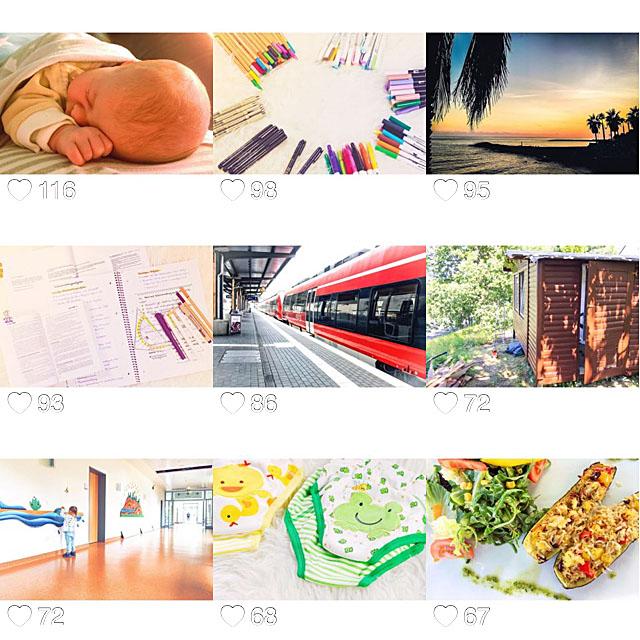 Instagram Bilder im Juli